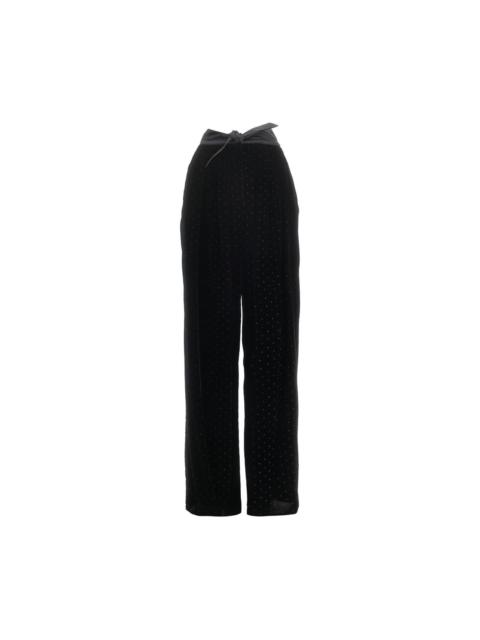 EMPORIO ARMANI Velvet trousers