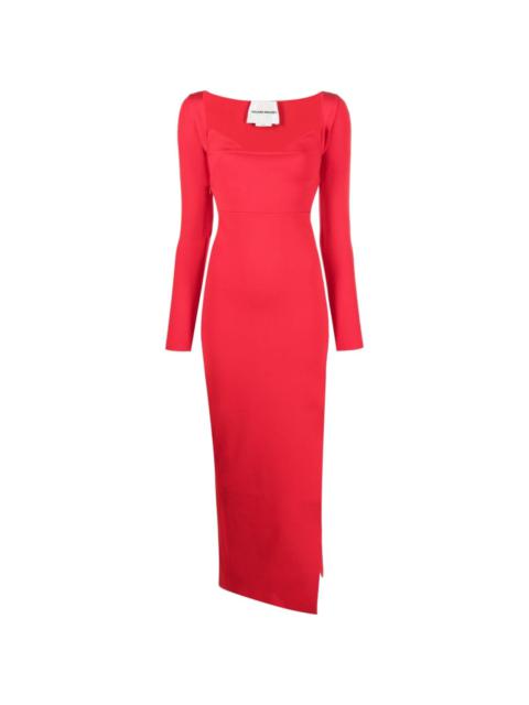 Cady long-sleeves maxi dress