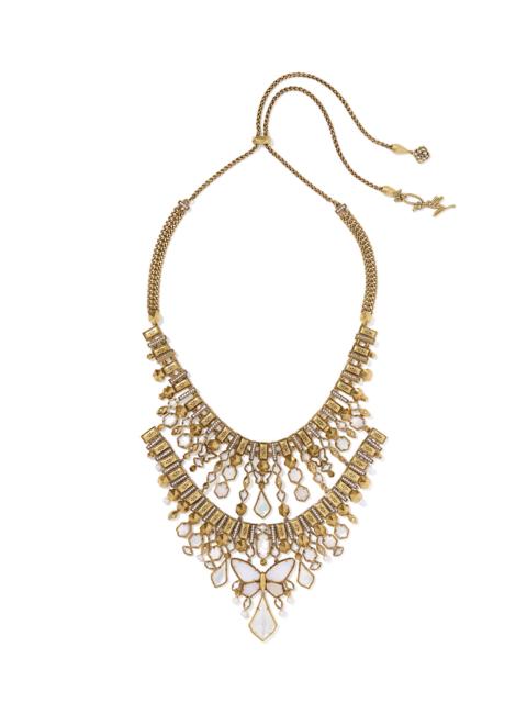 KENDRA SCOTT Dolly Parton x Kendra Scott Serayah Butterfly Vintage Gold Statement Necklace