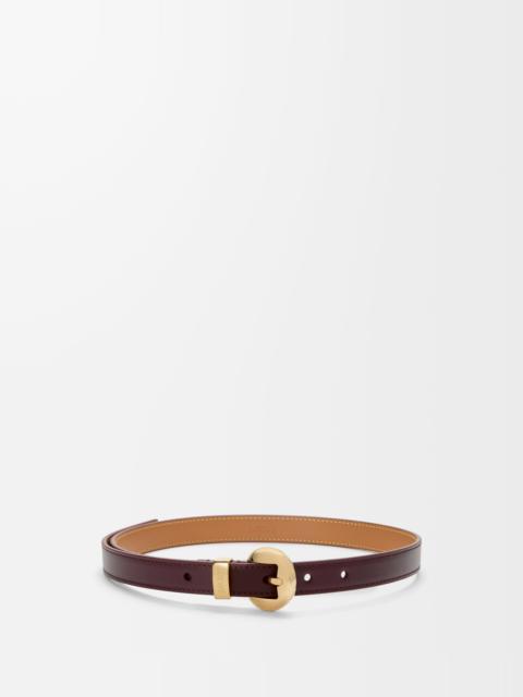 Loewe Pebble belt in smooth calfskin