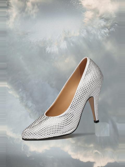 Maison Margiela Tabi rhinestone pump