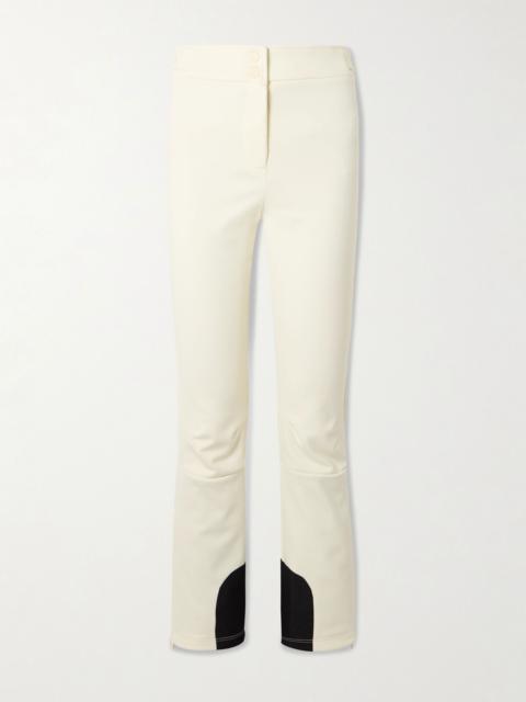 CORDOVA Saint Moritz stretch tech-jersey flared ski pants Ivory