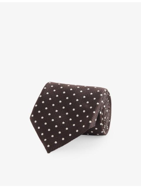 TOM FORD Polka Dot Silk Tie