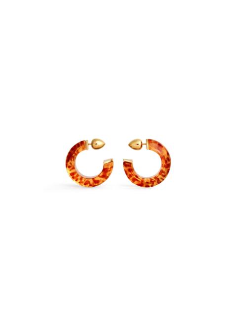 Alaïa EDGE HOOPS EARRINGS