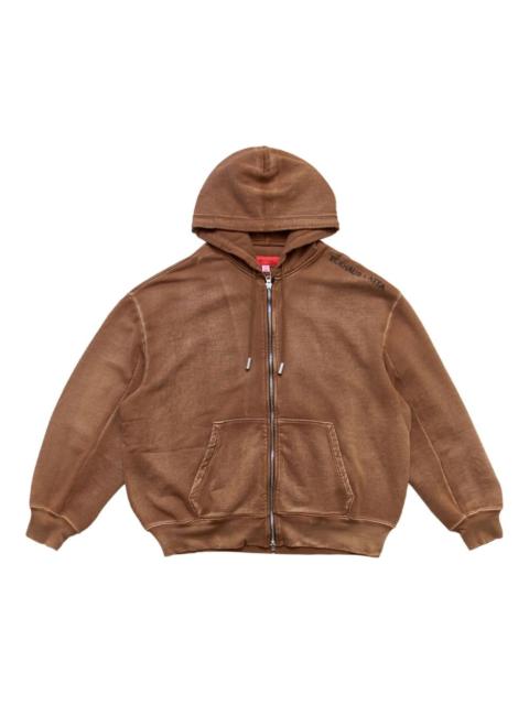 ECKHAUS LATTA Bison zip-front hoodie