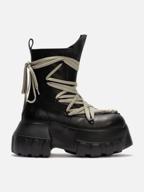 Rick Owens Black Porterville Pentalaced Turbo Cyclops Boots
