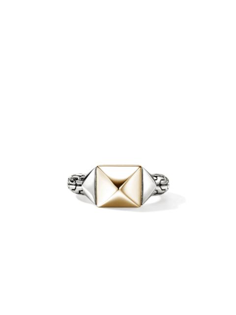 JOHN HARDY Icon Stud Ring, Gold, Sterling Silver, 9MM