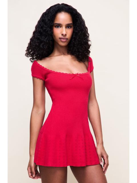 GUIZIO EILEEN POINTELLE DRESS