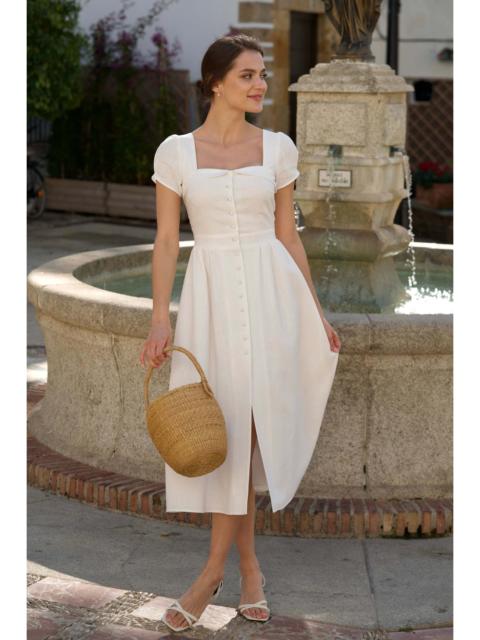 Gaâla Estelle Button Down Linen Dress