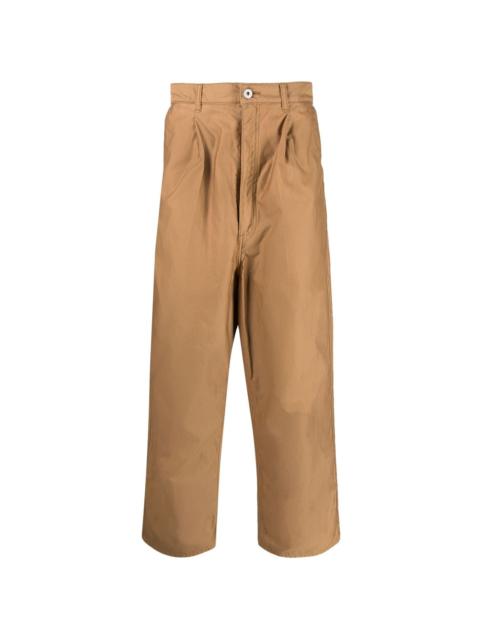 Comme des Garçons Homme high-waisted cropped trousers