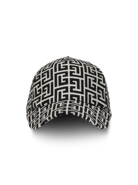 Balmain Cotton cap with Balmain monogram