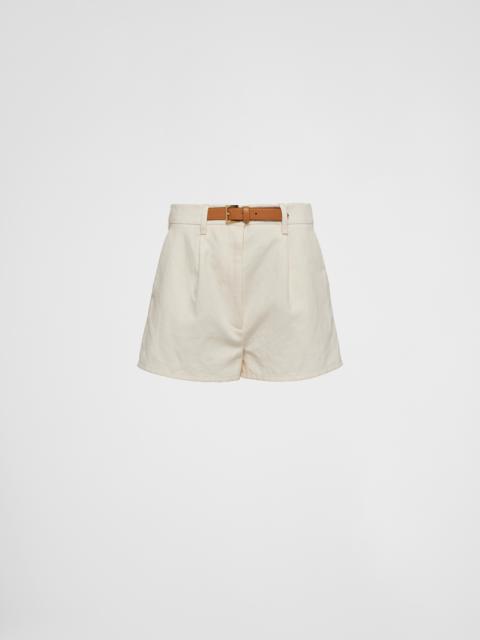 Prada Canvas shorts