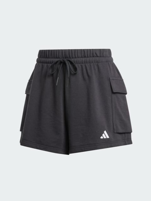 adidas Essentials Small Logo French Terry Cargo Shorts