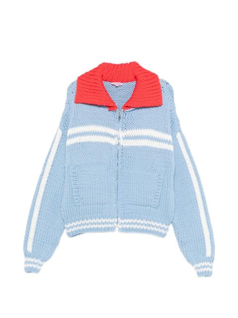 CHARLES JEFFREY LOVERBOY stripe-detail cardigan