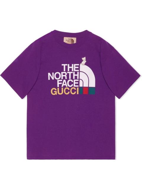 GUCCI x The North Face logo-print cotton T-shirt