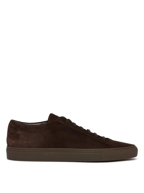 Common Projects Brown Suede Original Achilles Low Sneakers