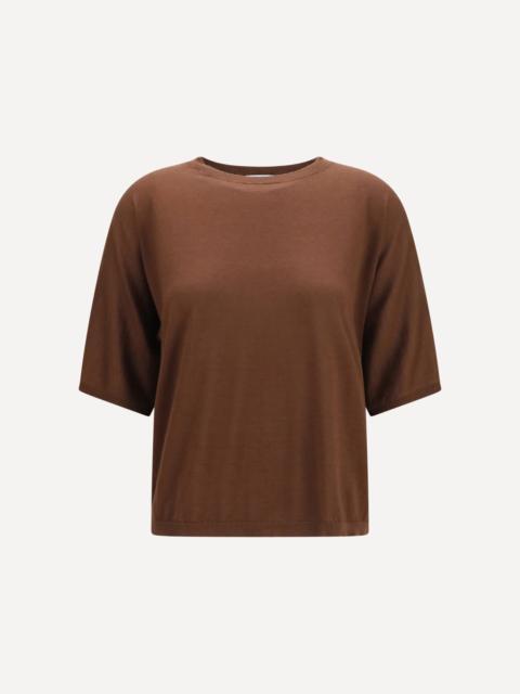 Brunello Cucinelli Short-sleeve cashmere and silk Sweater