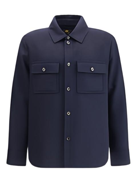 Loro Piana Jim cashmere flap-pocket shirt