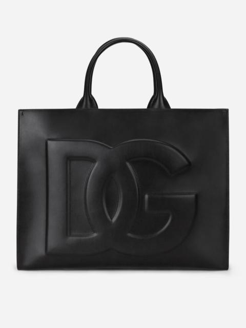 Dolce & Gabbana Large calfskin DG Daily shopper