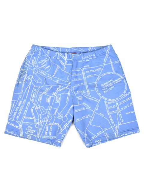 ウェア Supreme Gonz Embroidered Map Sweatshort Supreme-Gonz-Embroidered-Map-
