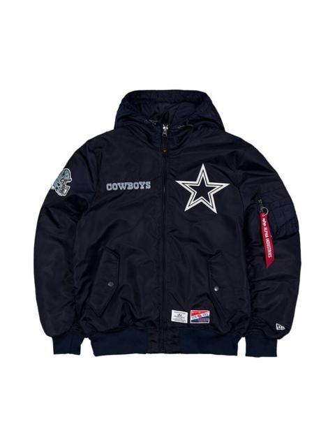ALPHA INDUSTRIES DALLAS COWBOYS X ALPHA X NEW ERA L-2B BOMBER JACKET