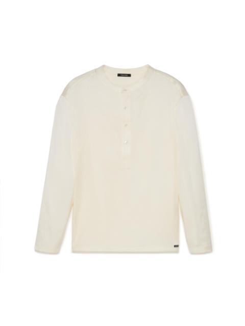 TOM FORD SILK PAJAMA HENLEY