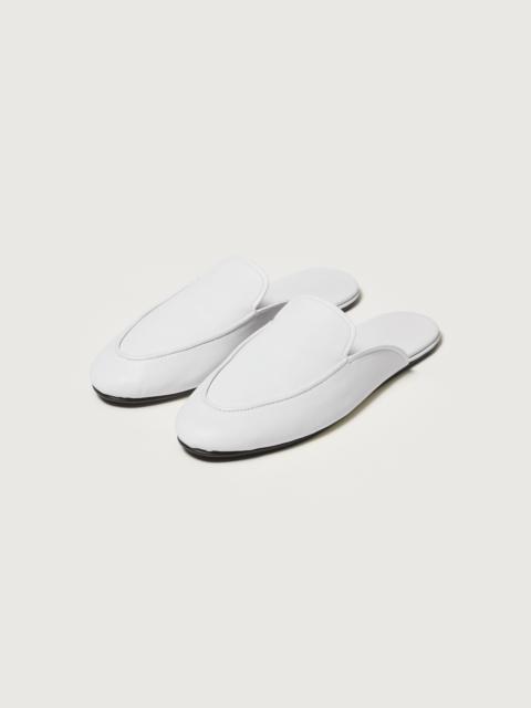AURALEE SOFT LEATHER MULE
