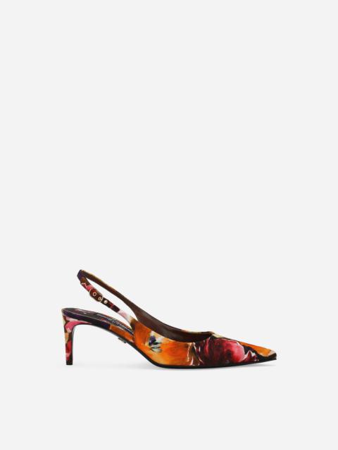 Dolce & Gabbana Brocade slingbacks