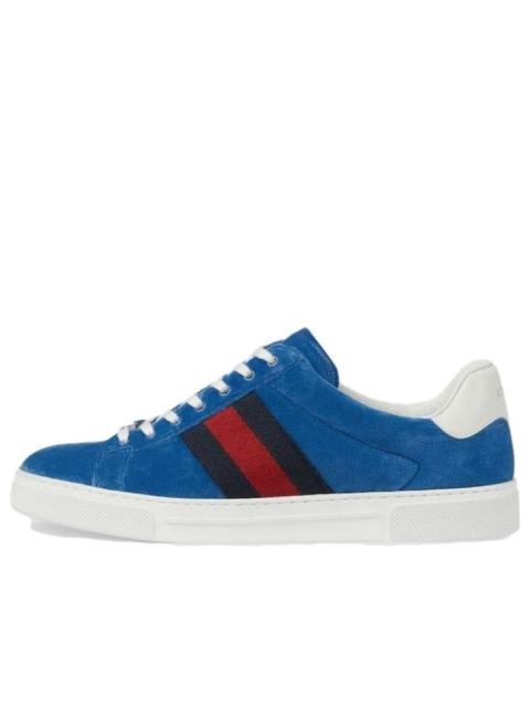 GUCCI Gucci Ace Velvet Sneakers 'Blue Red' 757893-FACGV-4348