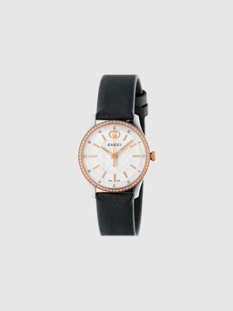 GUCCI G-Timeless leather strap