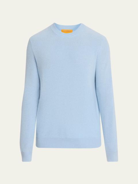GUEST IN RESIDENCE Men's Cashmerer Rib Allday Crew-Neck Shirt