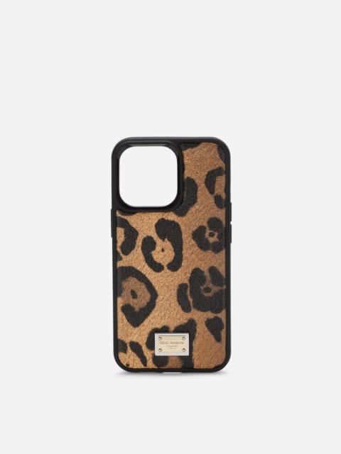 Dolce & Gabbana Leopard-print Crespo iPhone 13 Pro cover