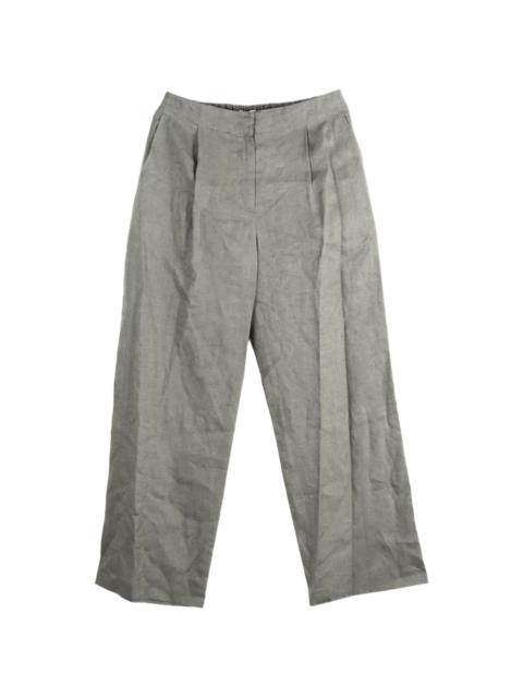 AMOMENTO pleated wide-leg trousers