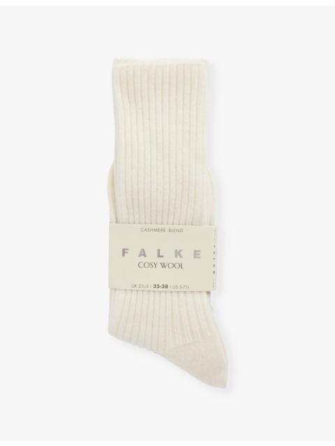 FALKE Cosy Wool ribbed knit socks