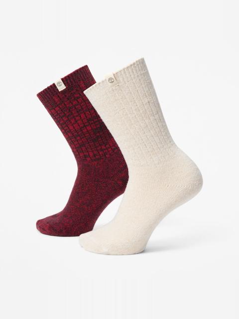 Timberland Cozy 2-Pack Crew Sock