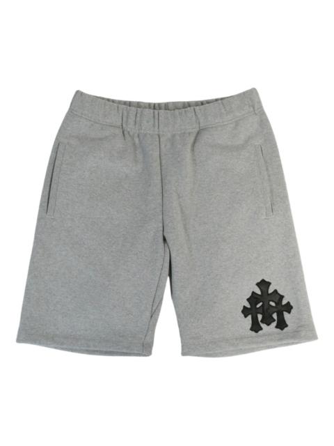 Chrome Hearts cross-patch track shorts
