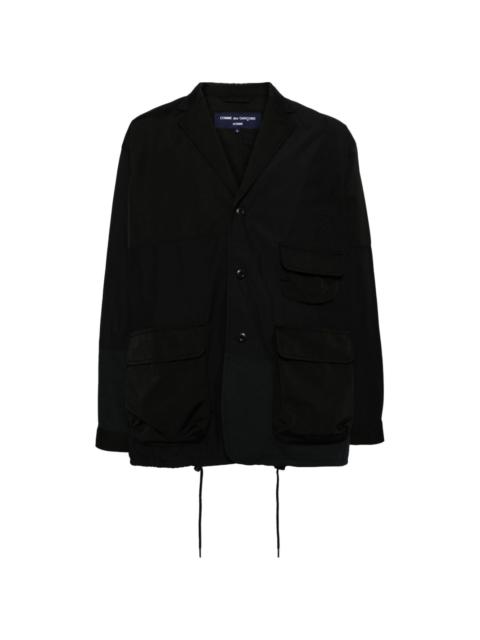 Comme des Garçons Homme patchwork cotton-blend blazer