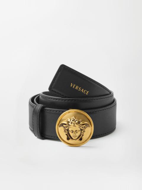 VERSACE Leather Belt 3.5 cm