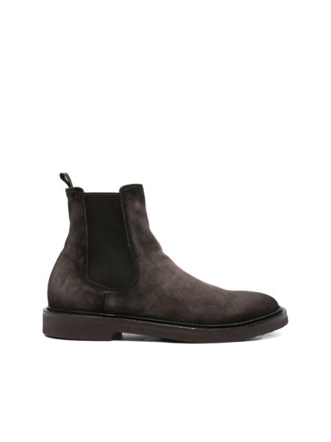 OFFICINE CREATIVE elasticated-panel suede boots