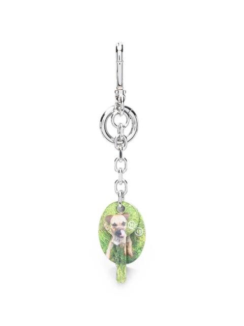Maison Margiela Maison Margiela Dog-print Keyring
