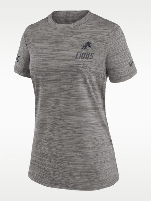 Nike Detroit Lions Sideline Velocity Women's Nike Dri-FIT NFL T-Shirt