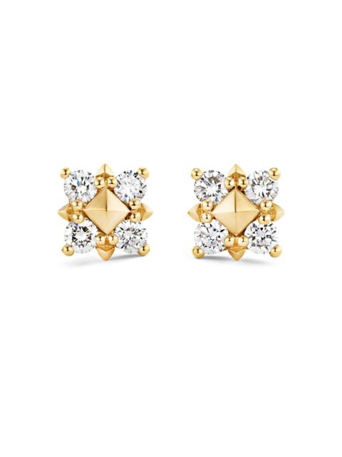 DAVID YURMAN Women's Stud Earrings in 18K Yellow Gold with Diamonds, 8MM - Diamond