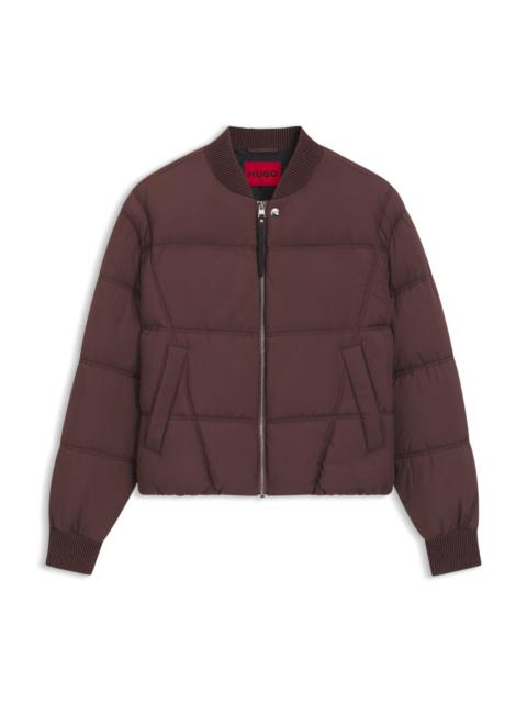 HUGO WATER-REPELLENT PUFFER JACKET IN A BOMBER STYLE