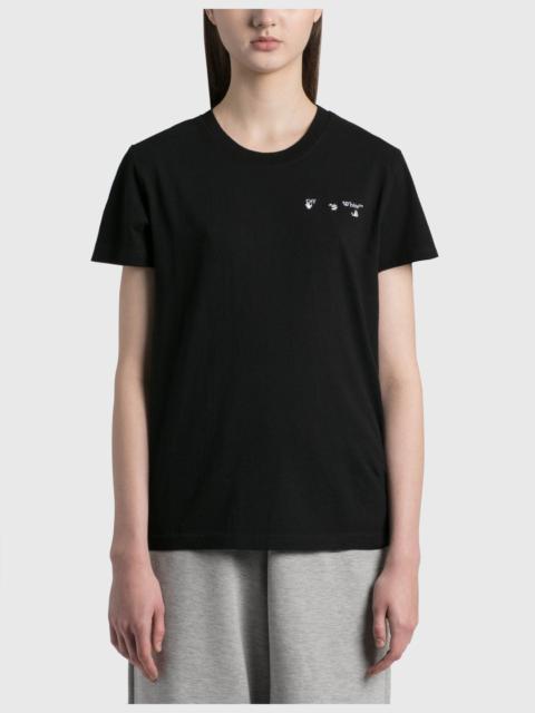 Off-White ARROW LIQUID MELT CASUAL T-SHIRT