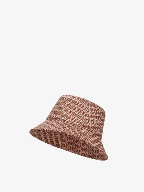 FENDI Pink silk bucket hat