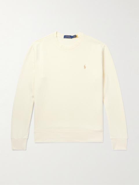 Polo Ralph Lauren Logo-Embroidered Cotton-Jersey Sweatshirt