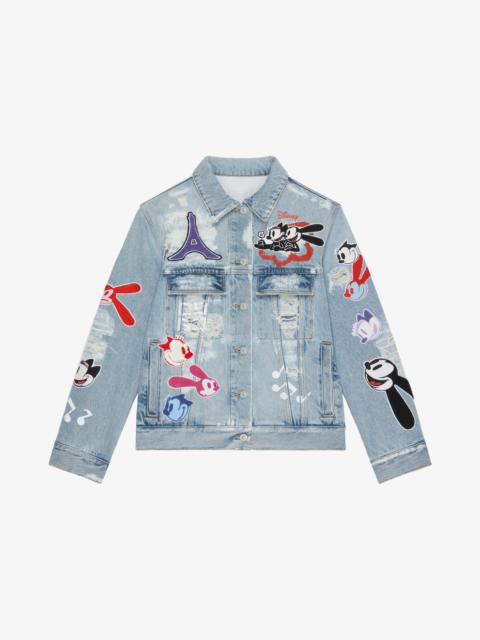 Givenchy OSWALD TRUCKER JACKET IN DENIM