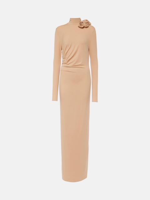 MAGDA BUTRYM Floral-appliqué gown