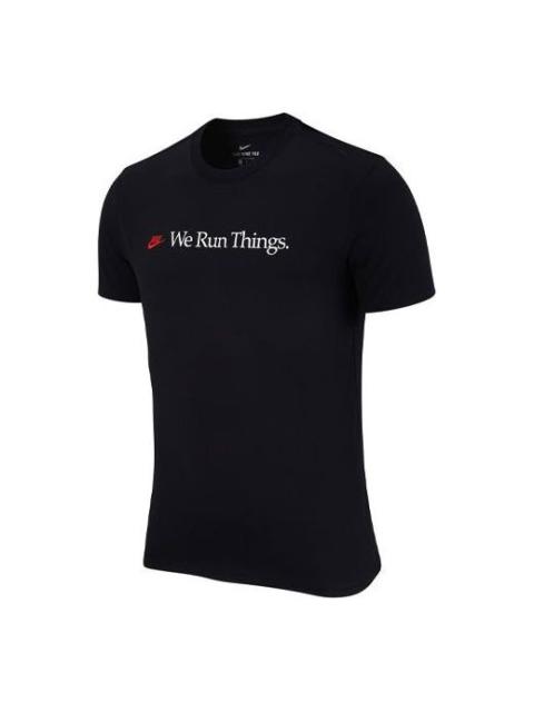Nike Nike Sportswear Airathon Run Things T-Shirt 'Black' DH0275-010