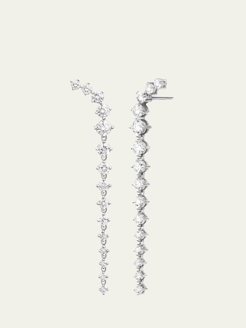 MELISSA KAYE 18K Aria Dagger Earrings with Diamonds